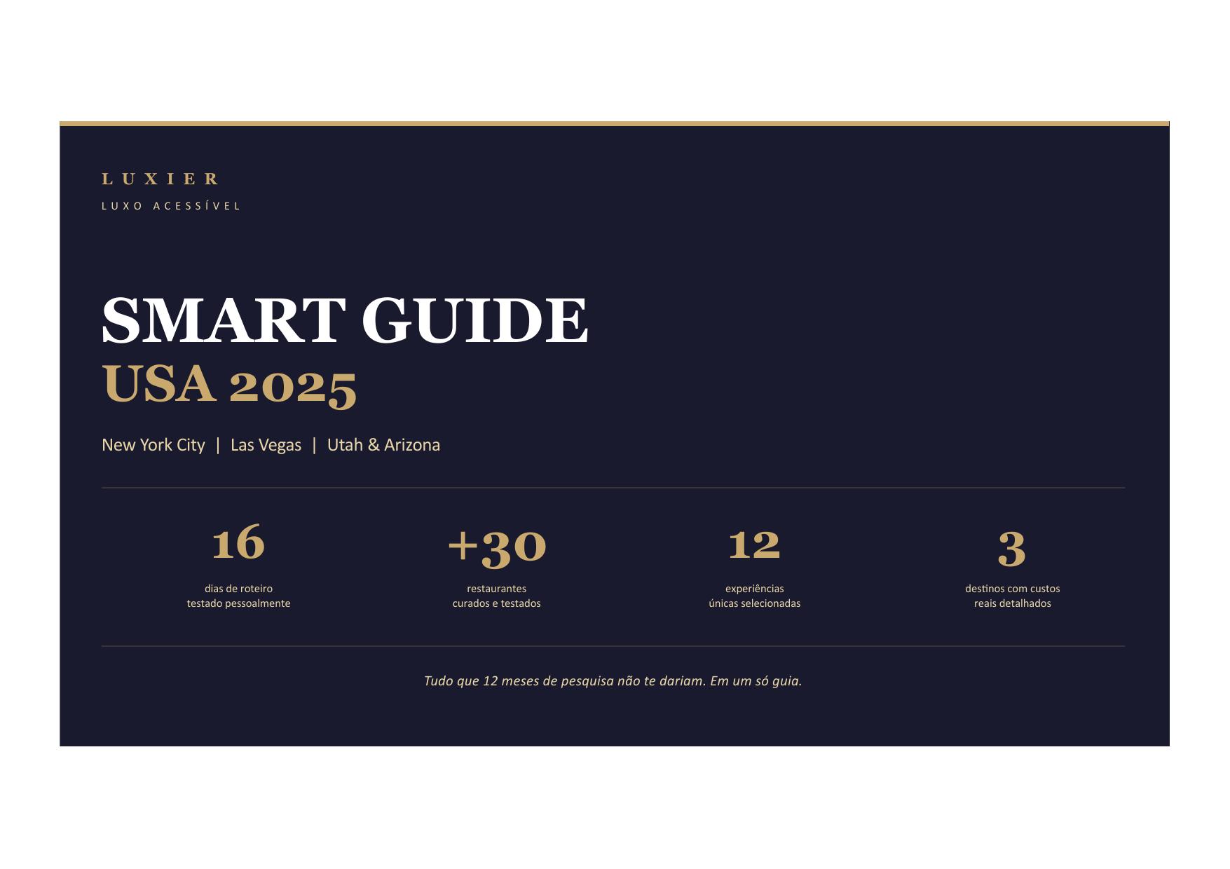 Capa do Smart Guide USA